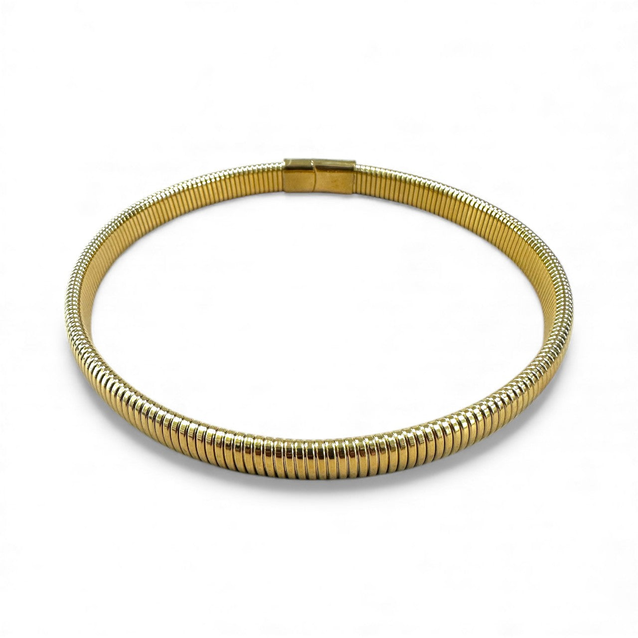 Herringbone choker necklace