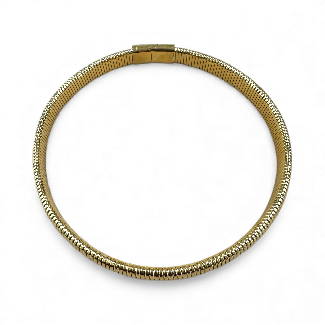 Herringbone choker necklace