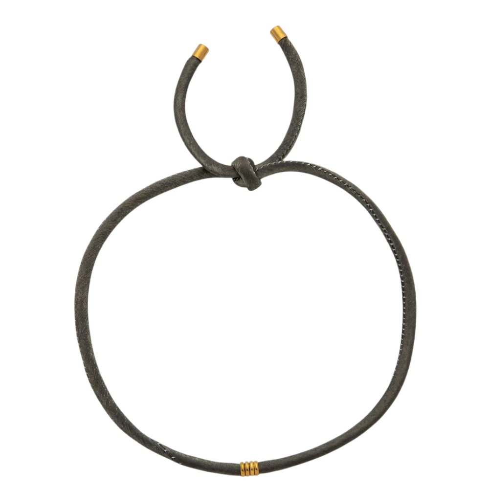 Soft Silk feel Paracord Knot Tied Necklace